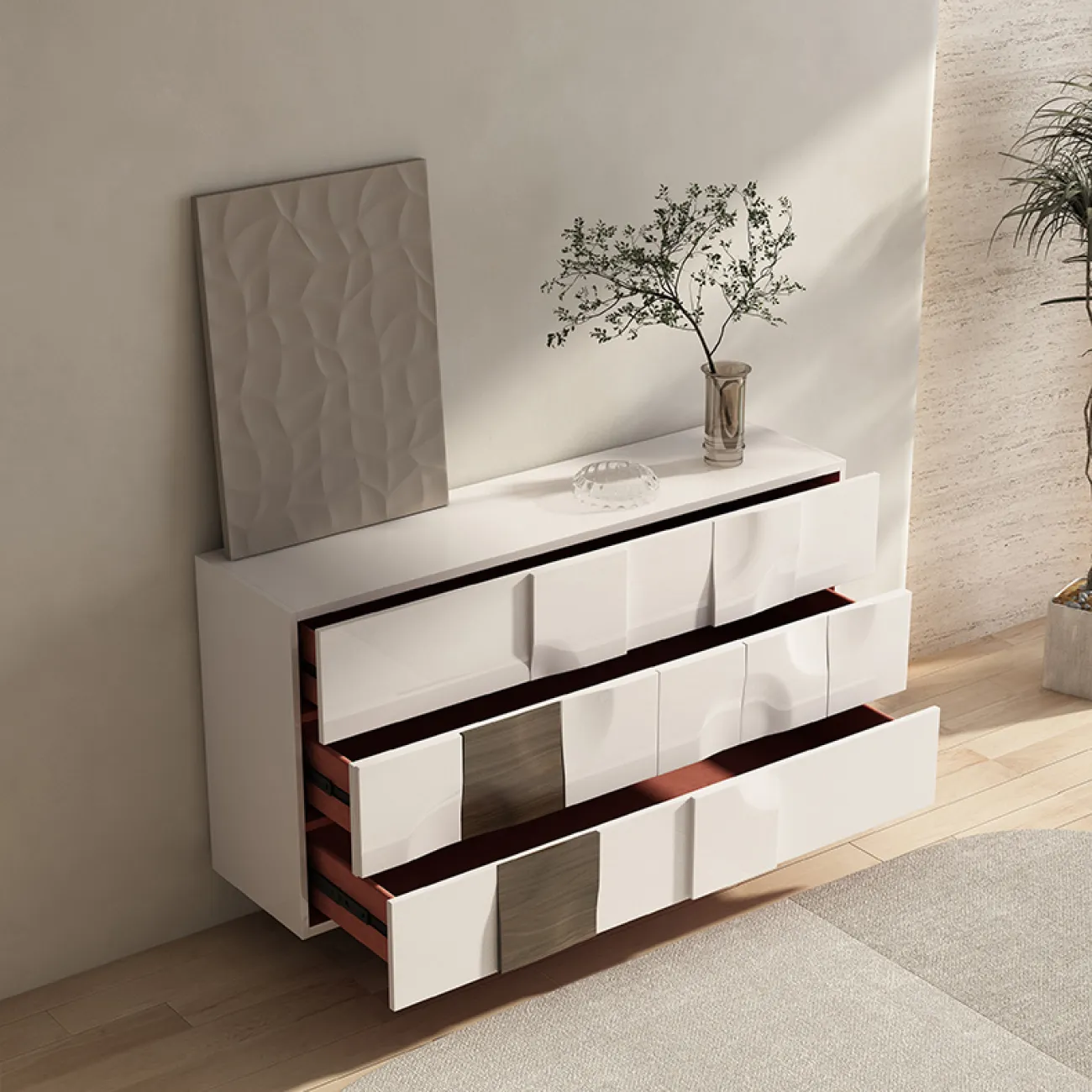 Роскошный комод из массива дерева в современном стиле SAN LADING 37409-29