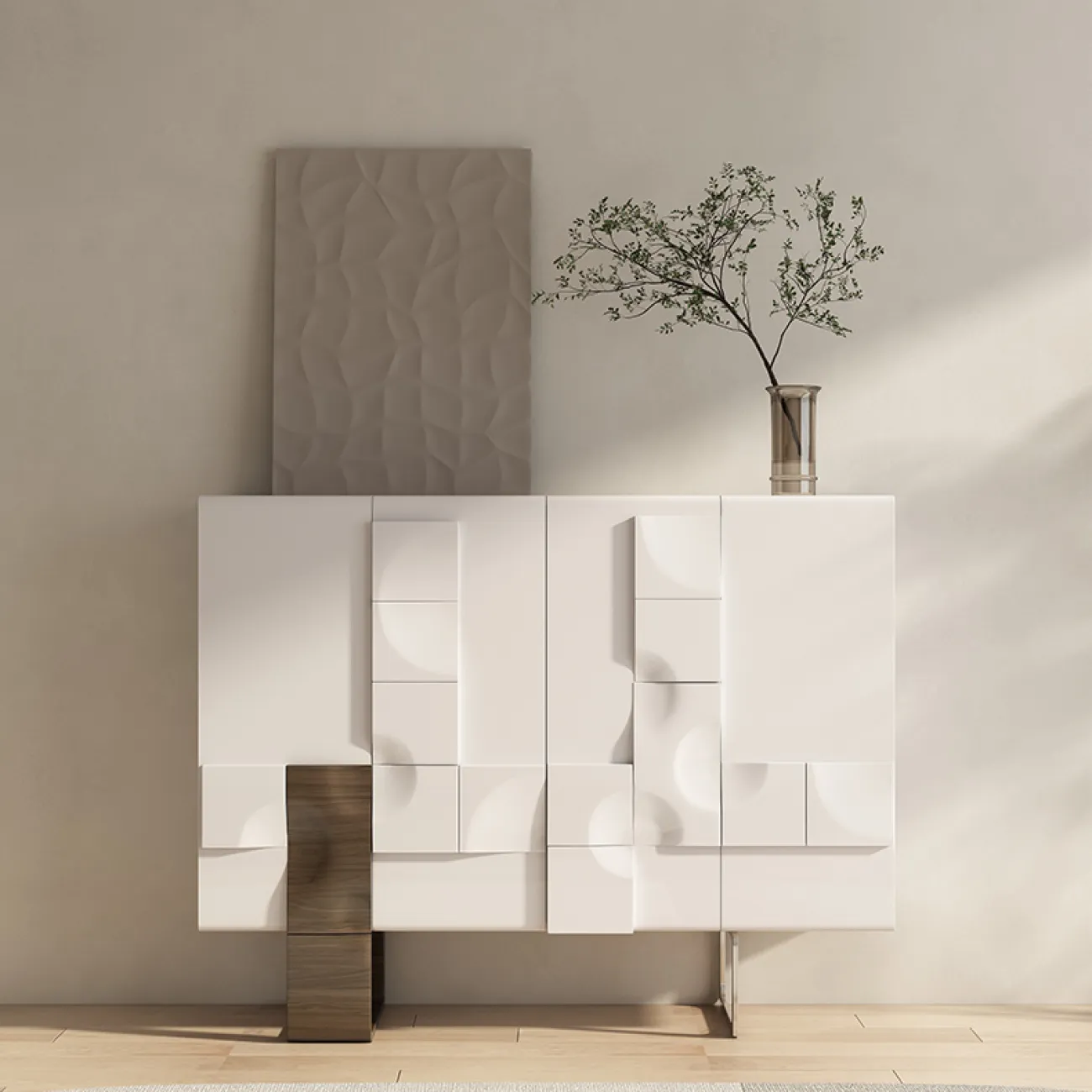 Роскошный узкий шкаф массива дерев SAN LADING 37410-29