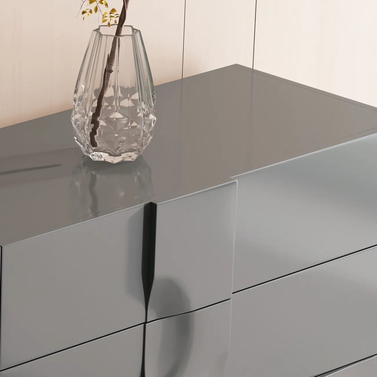 Итальянский минималистский комод из массива дерева SAN LADING 37411-29