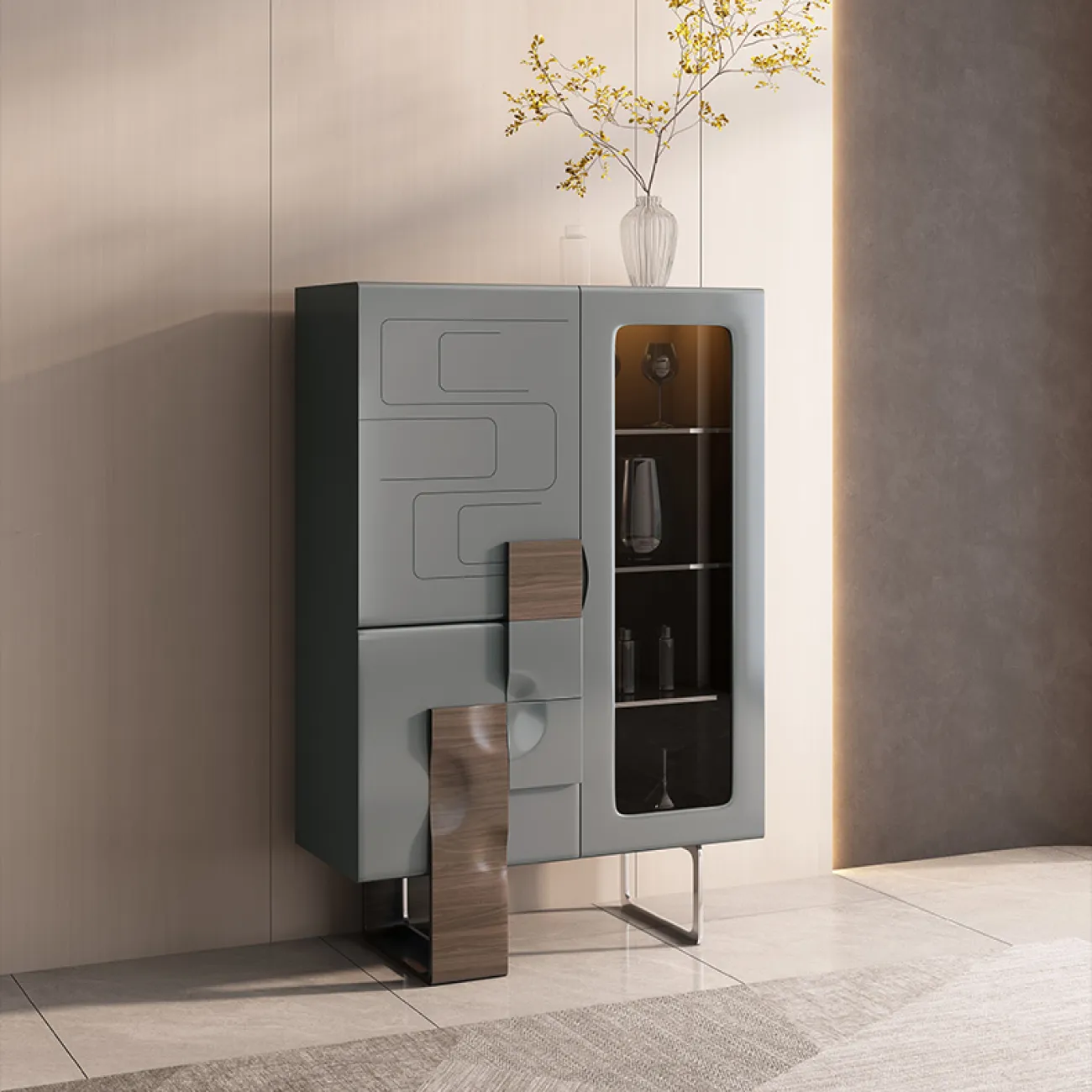 Роскошный винный шкаф из массива дерева SAN LADING 37412-29