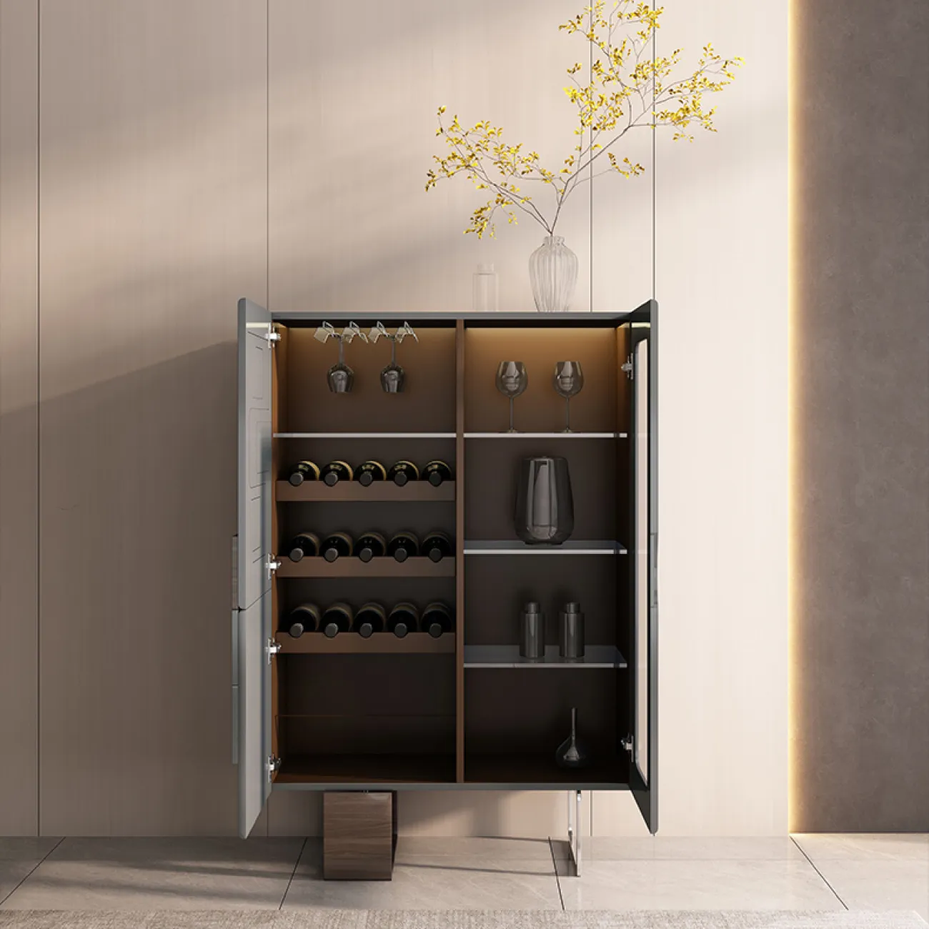Роскошный винный шкаф из массива дерева SAN LADING 37412-29