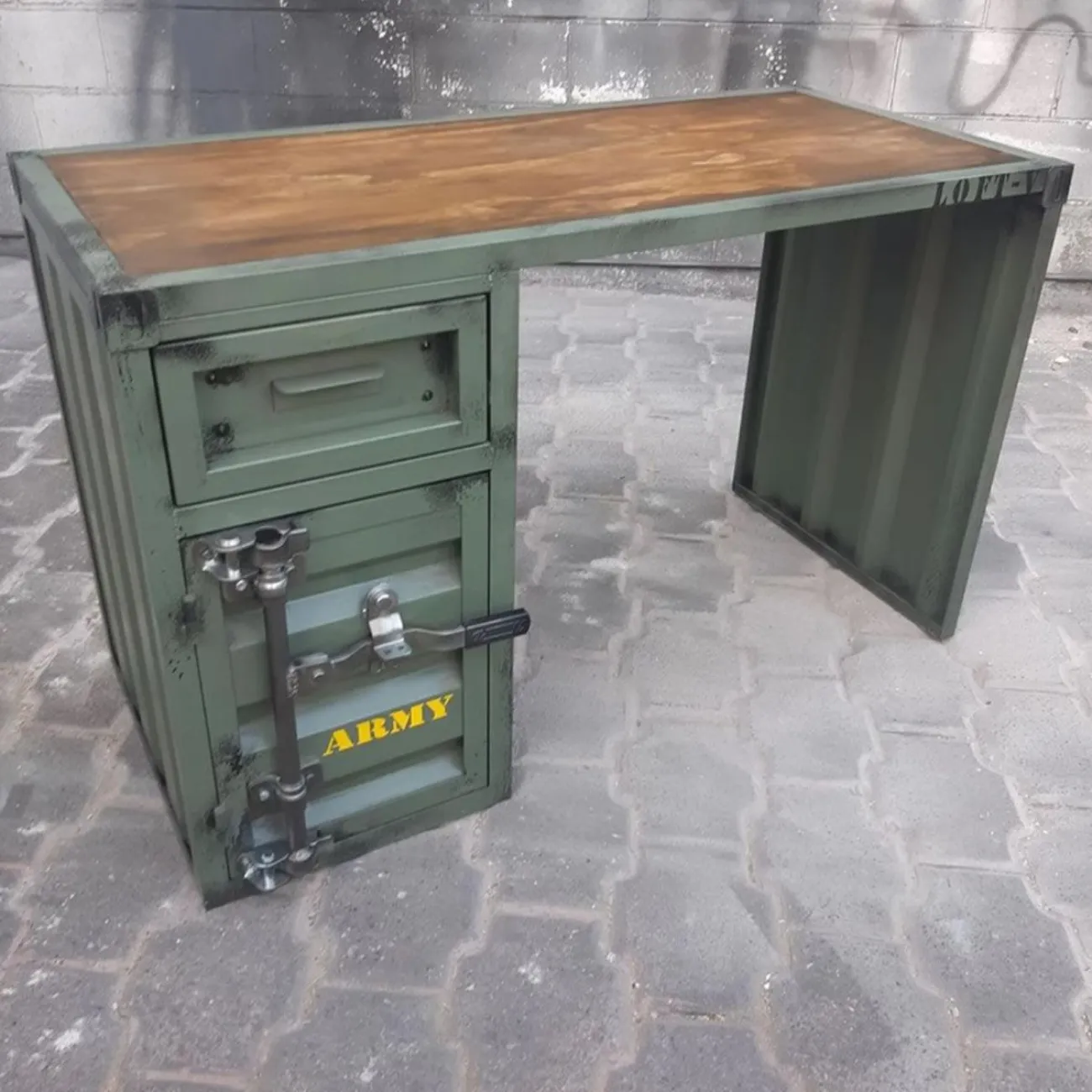 Креативный письменный стол из кованого железа Nautical 36517-29