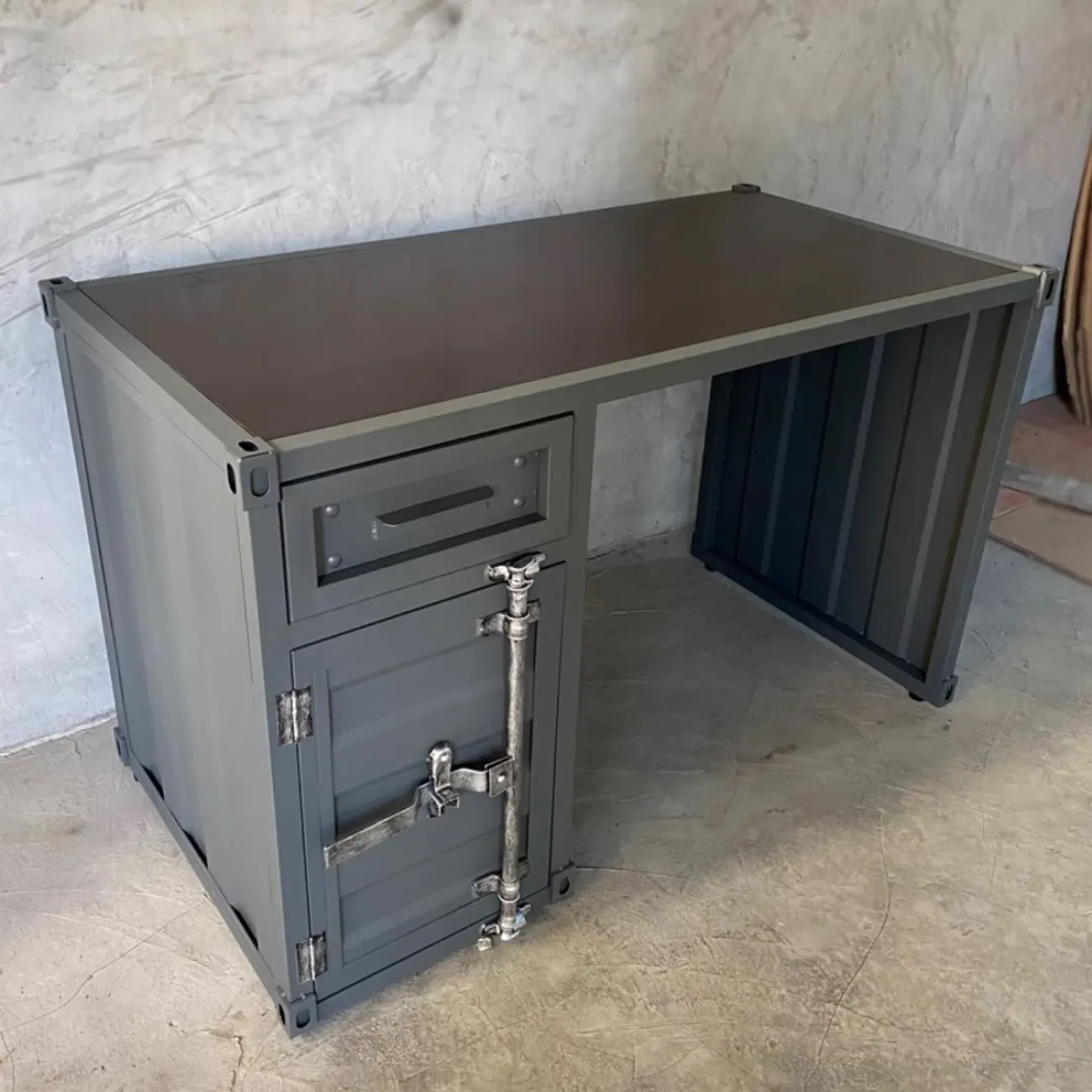 Креативный письменный стол из кованого железа Nautical 36517-29