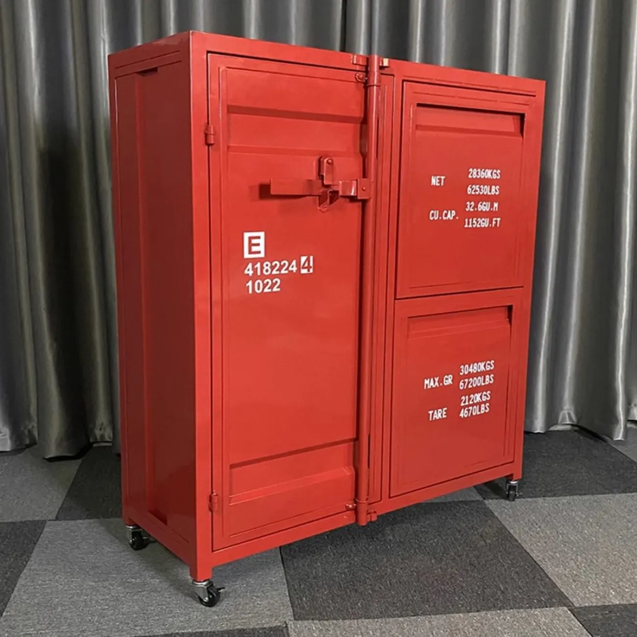 Шкаф из кованого железа в промышленном стиле Nautical 36519-29