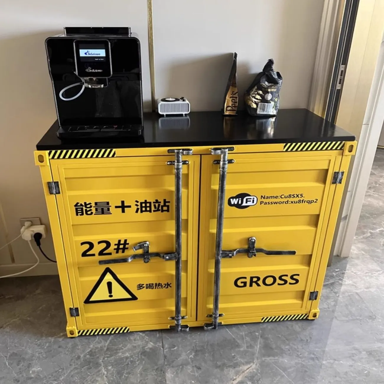 Шкаф из кованого железа в промышленном стиле Nautical 36519-29