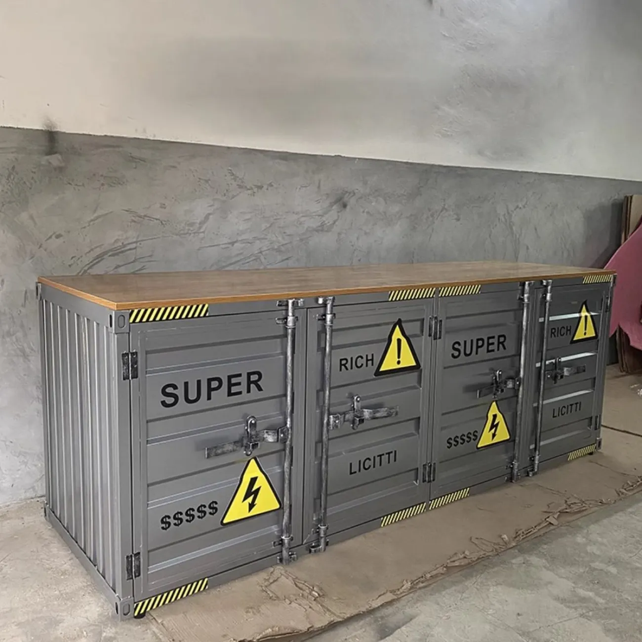 Креативный шкаф из кованого железа Nautical 36520-29