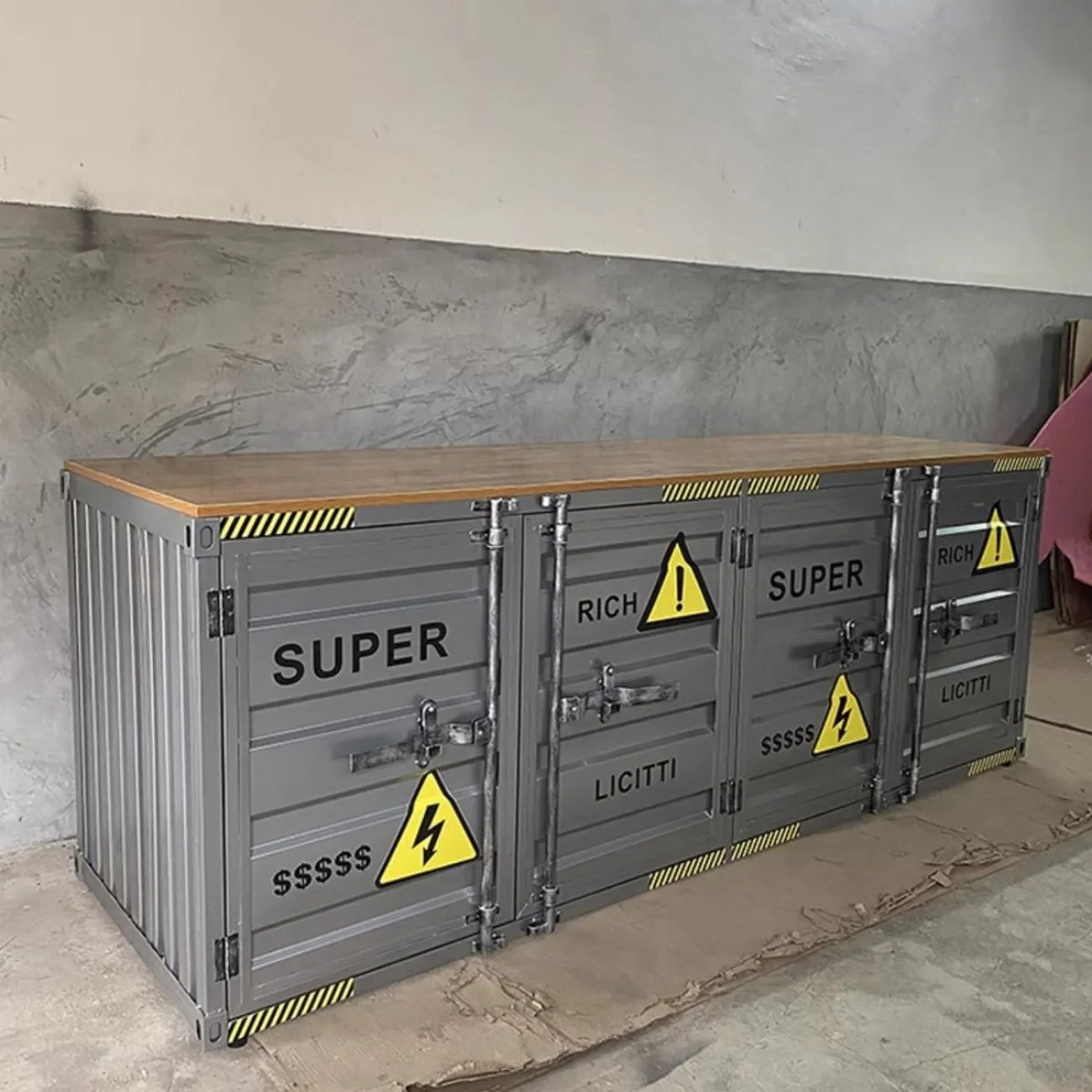 Креативный шкаф из кованого железа Nautical 36520-29