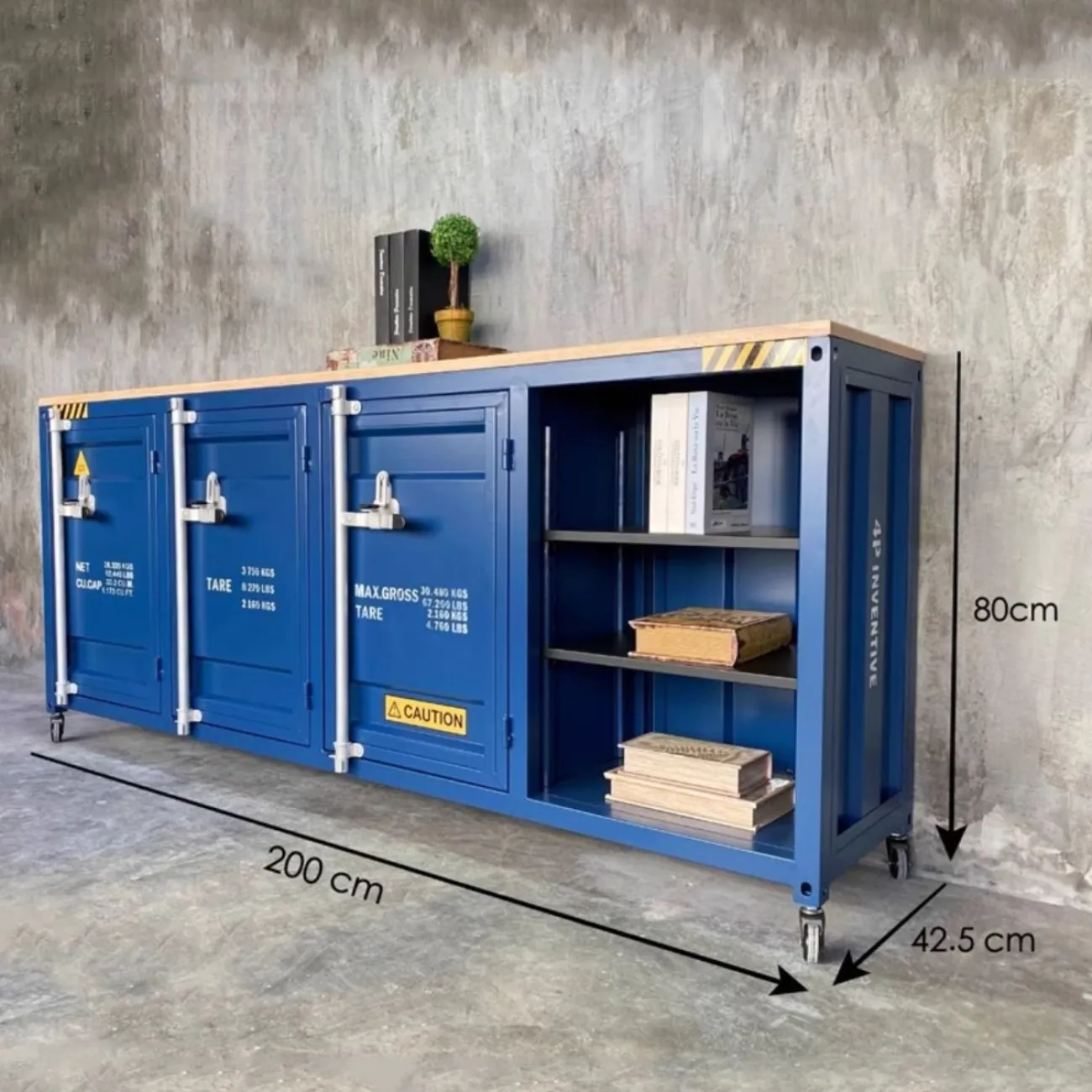 Индивидуальный телевизионный шкаф в индустриальном стиле Nautical 36522-29 Индивидуальный телевизионный шкаф в индустриальном стиле Nautical 36522-29