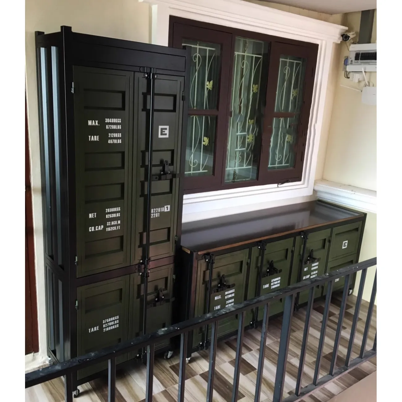 Индивидуальный телевизионный шкаф в индустриальном стиле Nautical 36522-29 Индивидуальный телевизионный шкаф в индустриальном стиле Nautical 36522-29