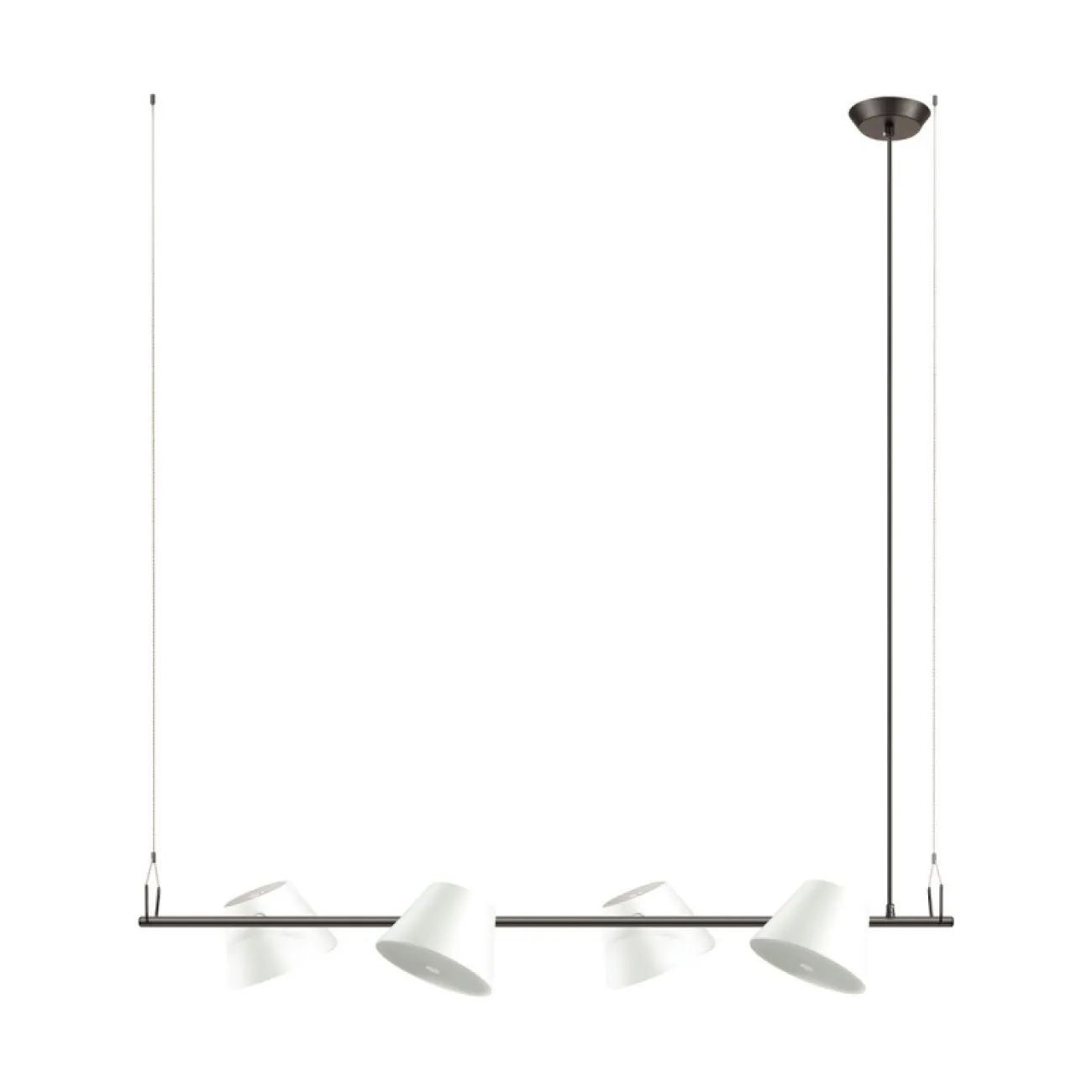 Серия люстр с плафонами в форме усеченного конуса. ADELA Серия люстр с плафонами в форме усеченного конуса. ADELA