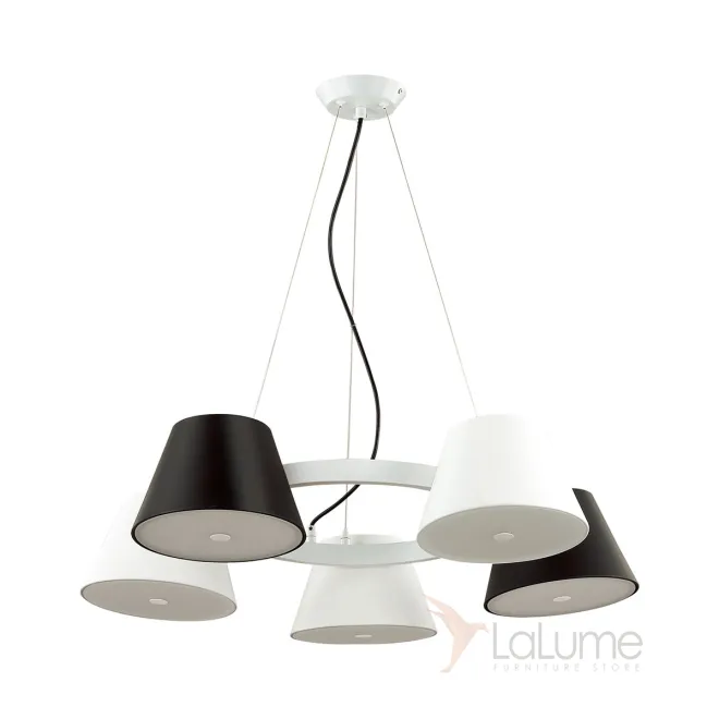 Серия люстр с плафонами в форме усеченного конуса. ADELA Серия люстр с плафонами в форме усеченного конуса. ADELA