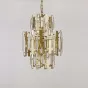 Дизайнерская люстра с элементами из ограненного стекла AGRA