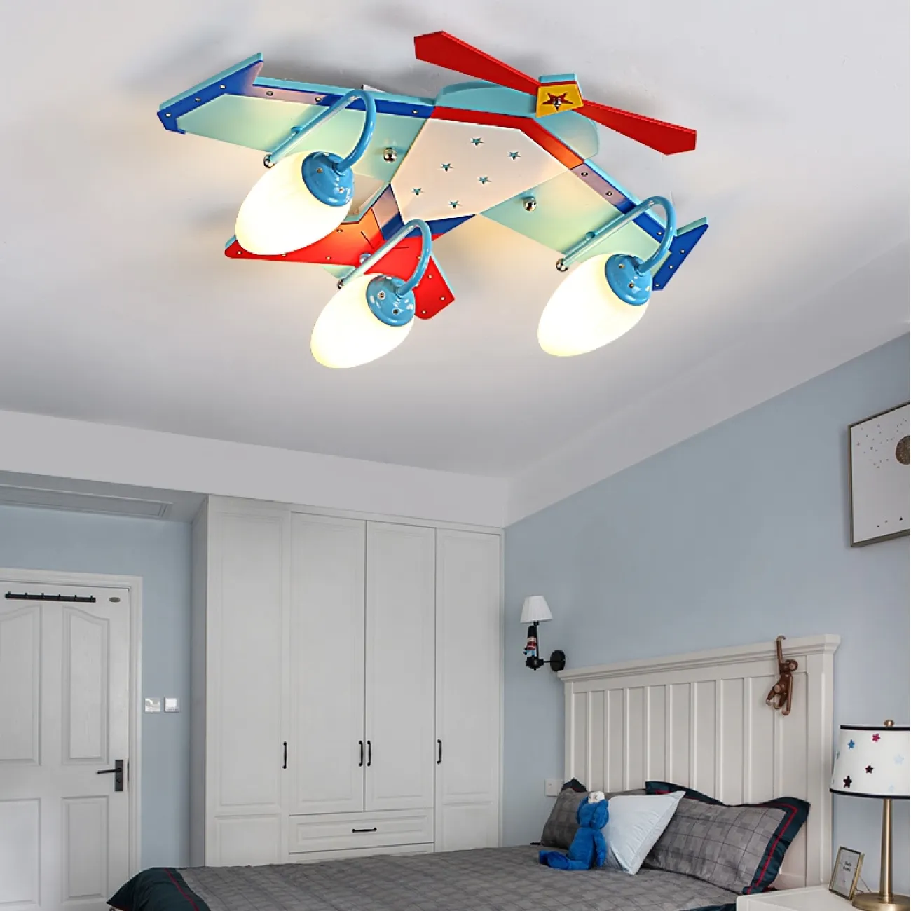 Потолочный светильник в виде самолета AIRCRAFT