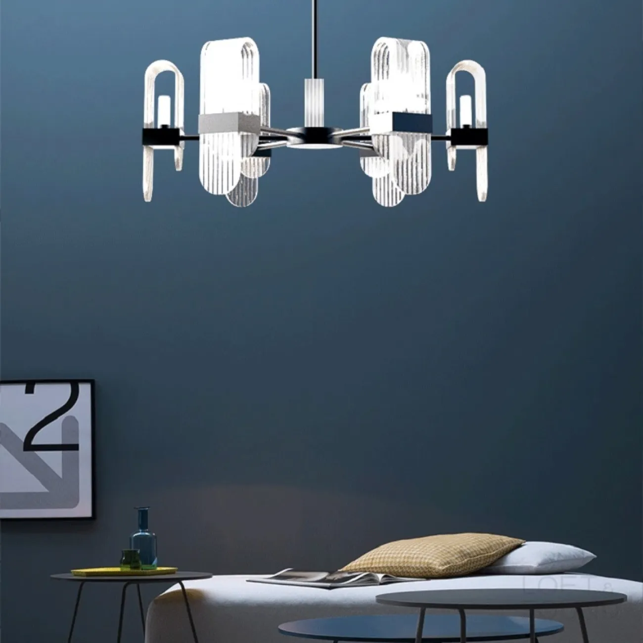 Дизайнерская люстра в стиле постмодерн ANABEL ONE