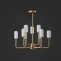 Люстра в стиле постмодерн со стеклянными плафонами ANTONIA