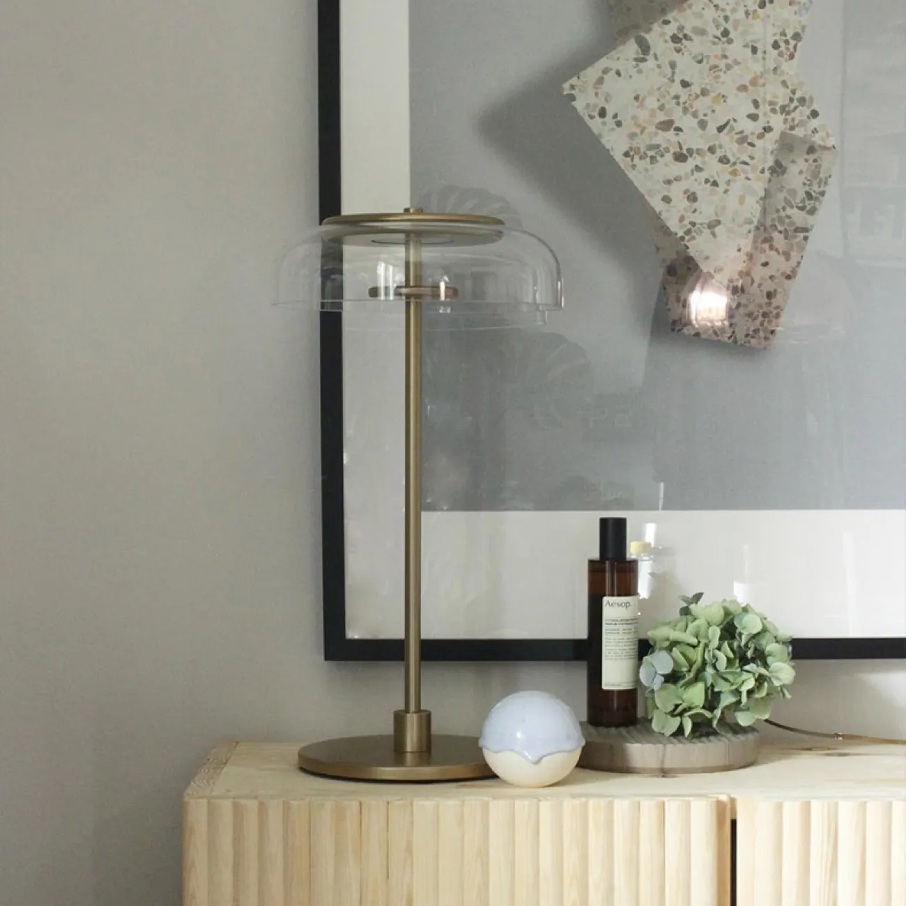 Настольная лампа светодиодная со стеклянными плафонамиARCTIC TAB Настольная лампа светодиодная со стеклянными плафонамиARCTIC TAB