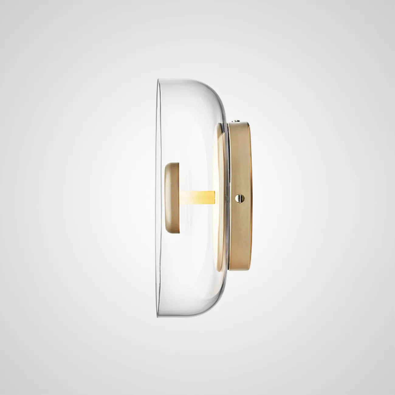 Дизайнерский светодиодный настенный светильник со стеклянным плафонам ARCTIC WALL