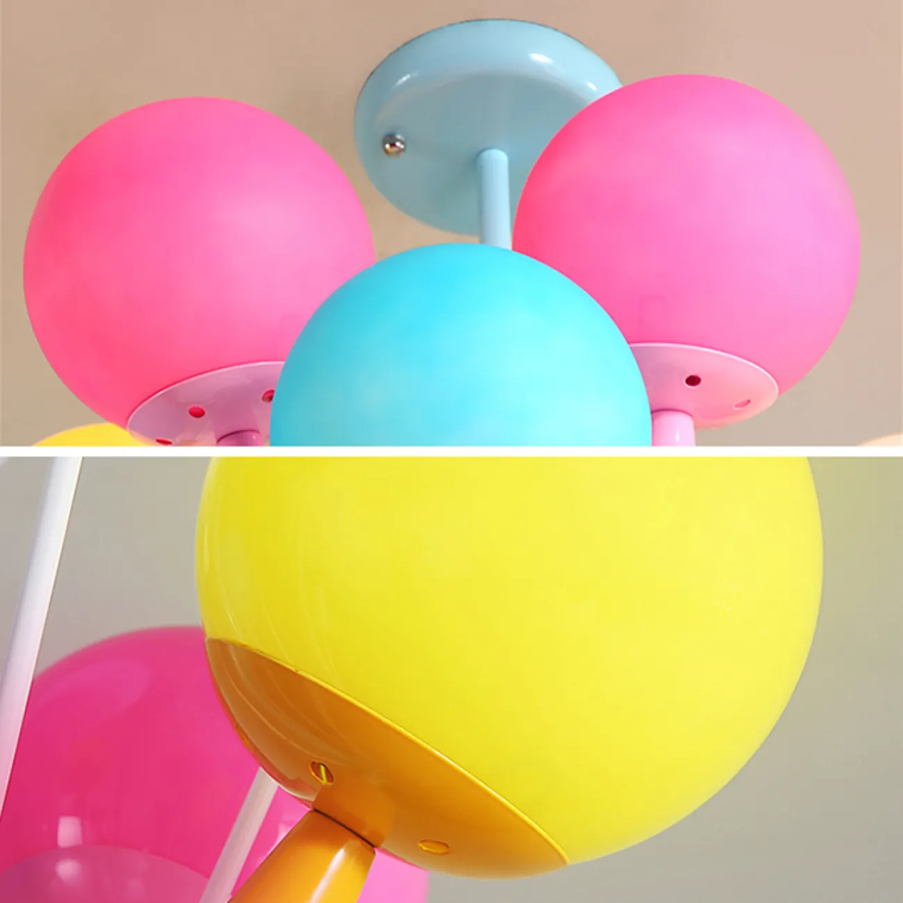 Люстра на штанге с воздушными шарами для детской комнаты BALLOON-UP A