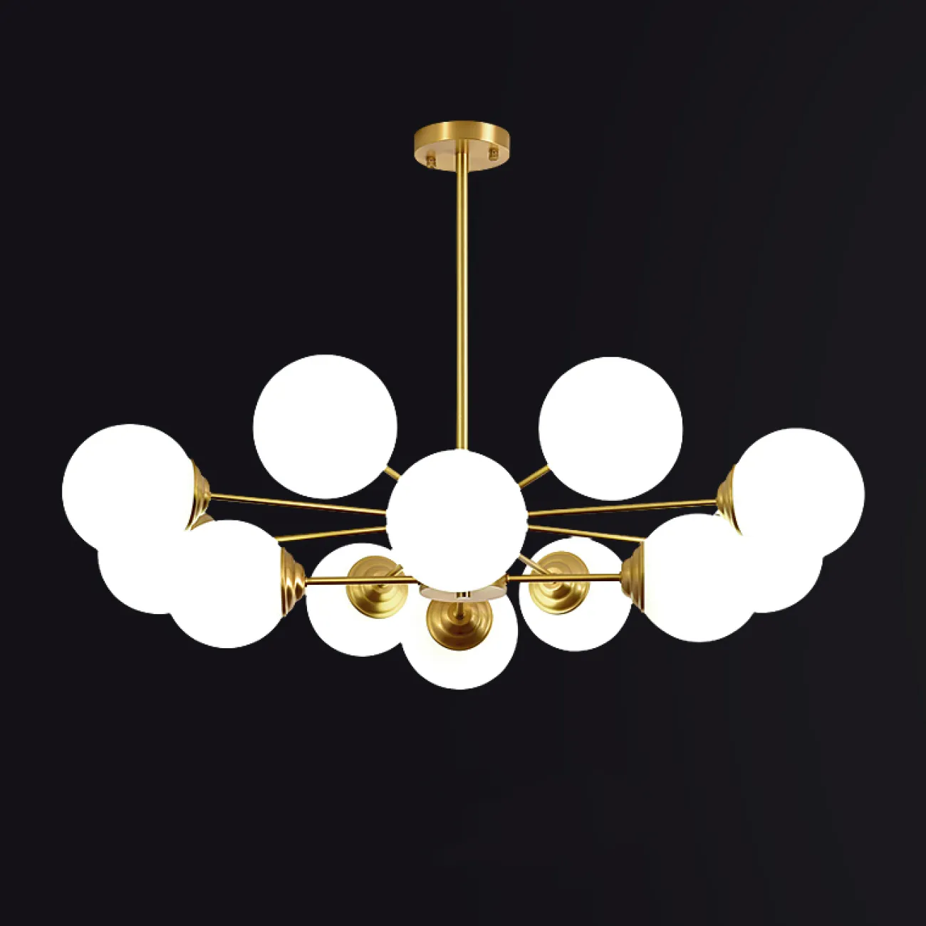 Люстра со стеклянными плафонами BALLS B Люстра со стеклянными плафонами BALLS B