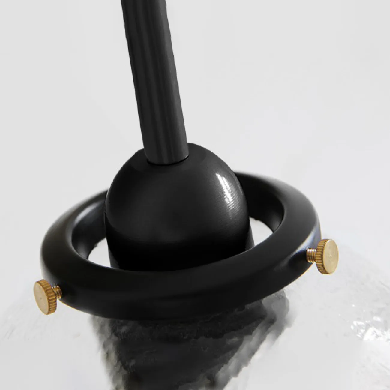 Дизайнерская люстра со стеклянными плафонами на штангах BELVIS AXLE