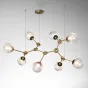Люстра молекулярной формы со стеклянными плафонами BELVIS