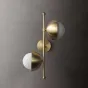 Бра из металла с плафонами из стекла BENTA WALL