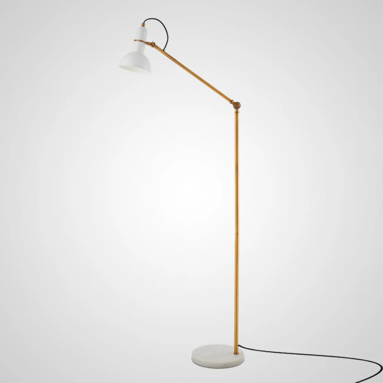 Напольный светильник с регулировкой наклона плафона BORAS