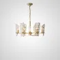 Постмодернистская люстра с декором из стеклянных кристаллов BORGA