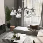Люстра с плафонами из стекла CHISA