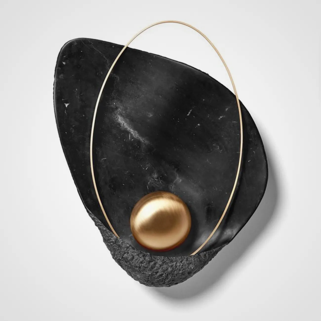 Настенный светильник из искусственного мрамора CLAM