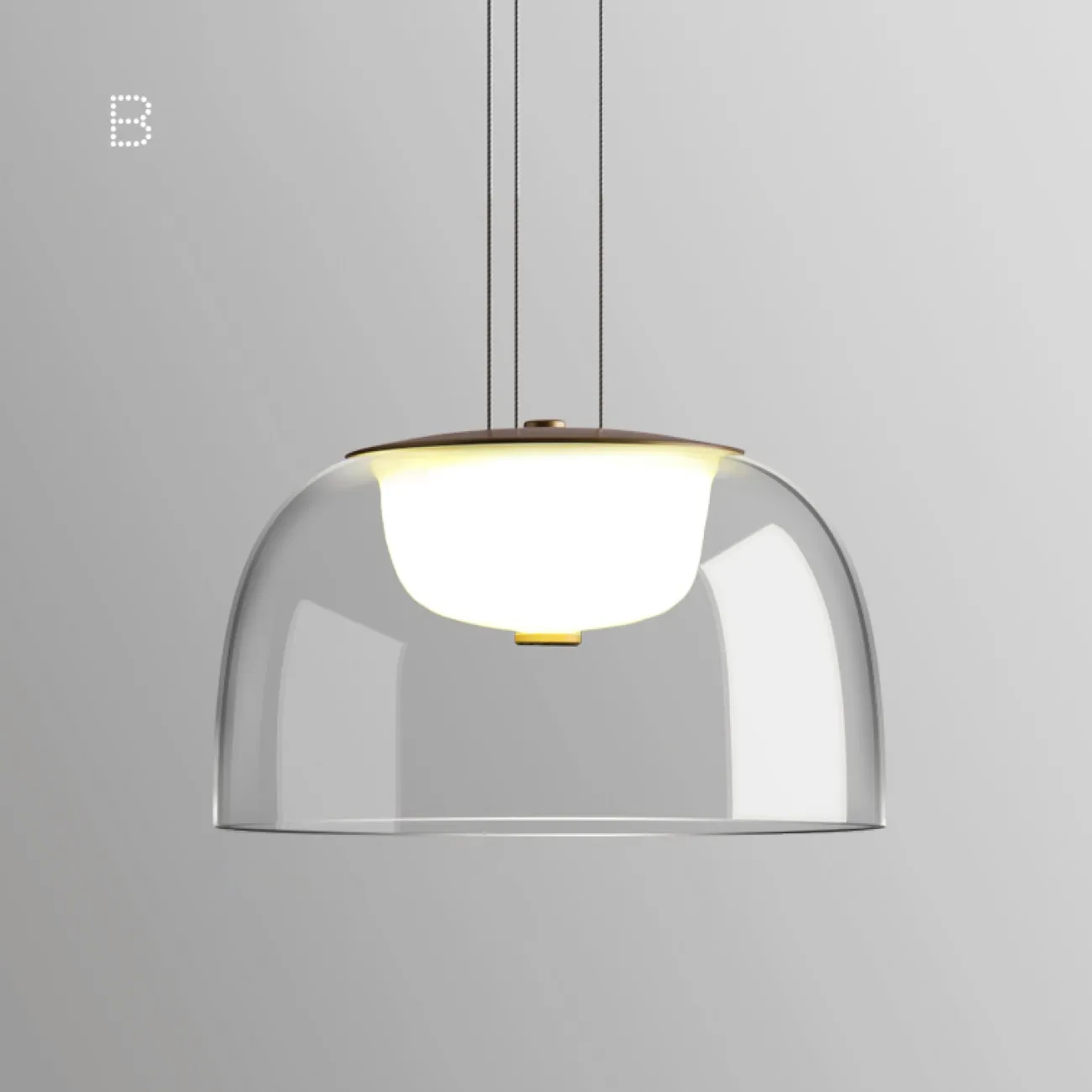 Светодиодный подвесной светильник из стекла CLARITY Светодиодный подвесной светильник из стекла CLARITY