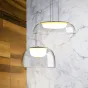 Светодиодный подвесной светильник из стекла CLARITY