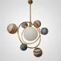 Подвесной светильник с плафонами в виде планет COSMOGONY