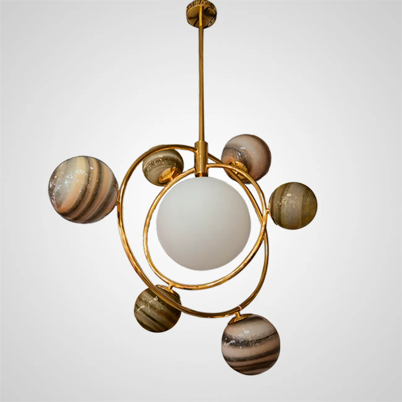 Подвесной светильник с плафонами в виде планет COSMOGONY