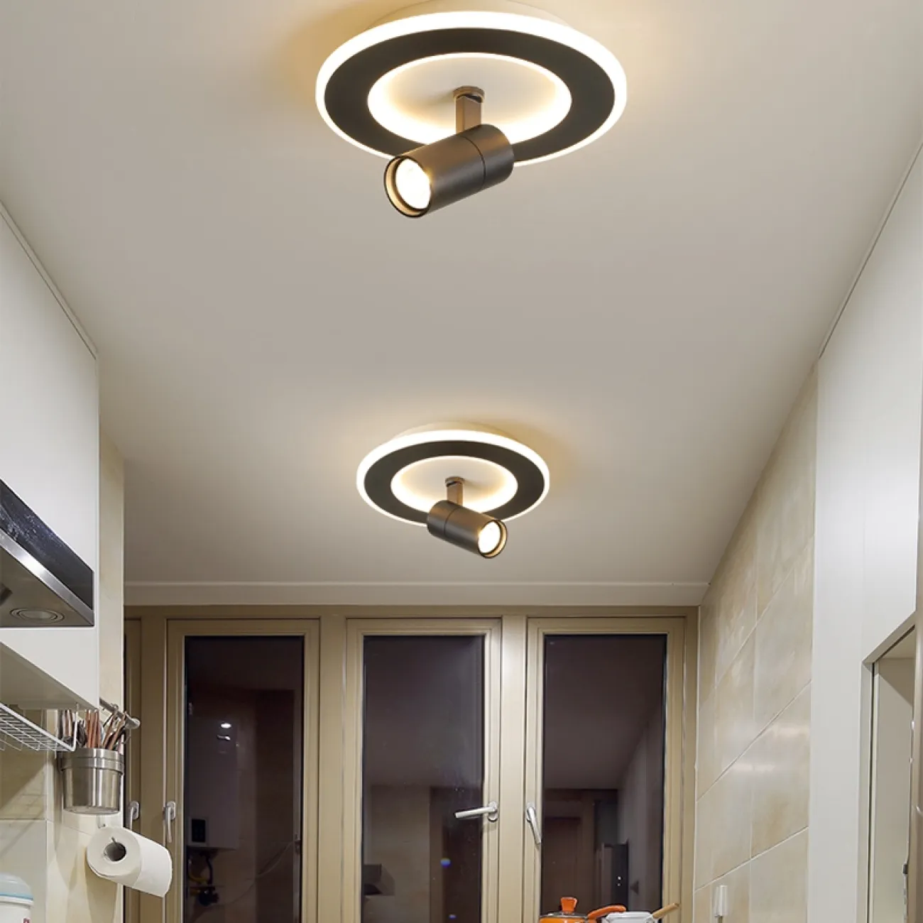 Светодиодный потолочный светильник с поворотным механизмом ETEL B