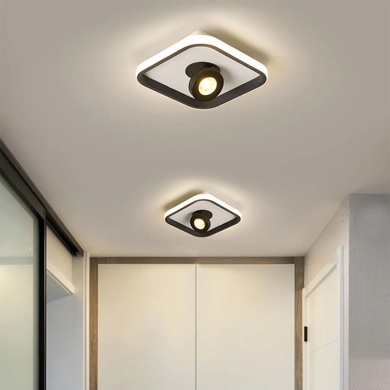 Светодиодный потолочный светильник с поворотным механизмом ETEL