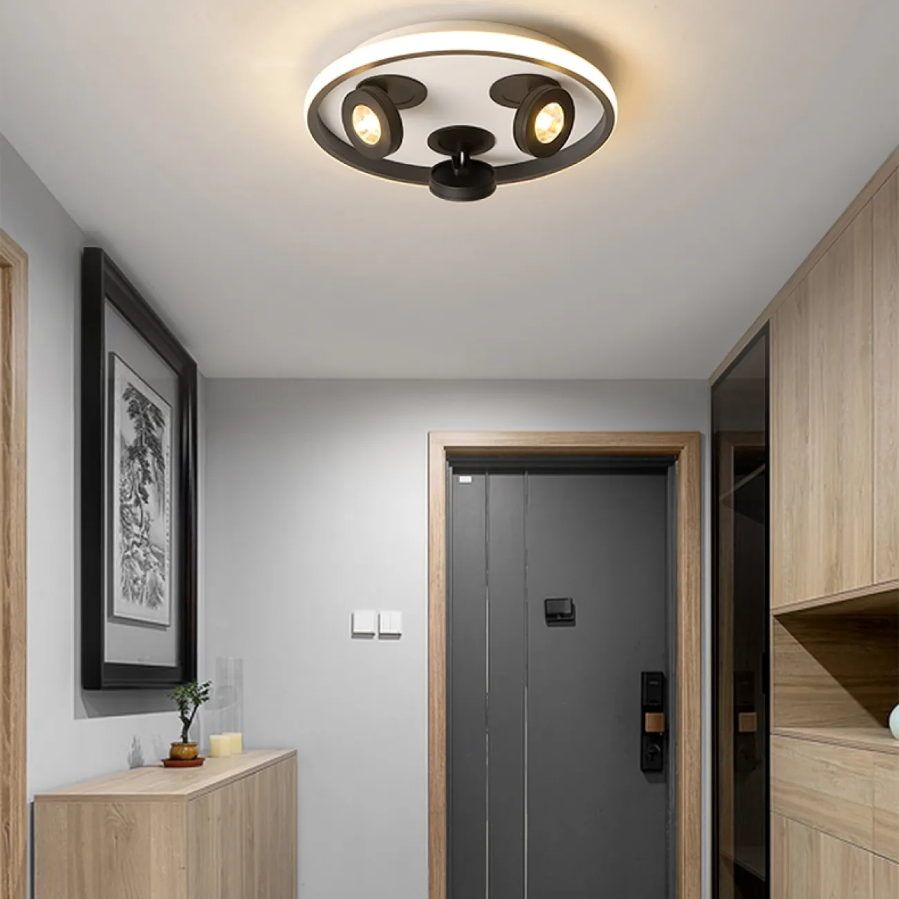 Светодиодный потолочный светильник с поворотным механизмом ETEL