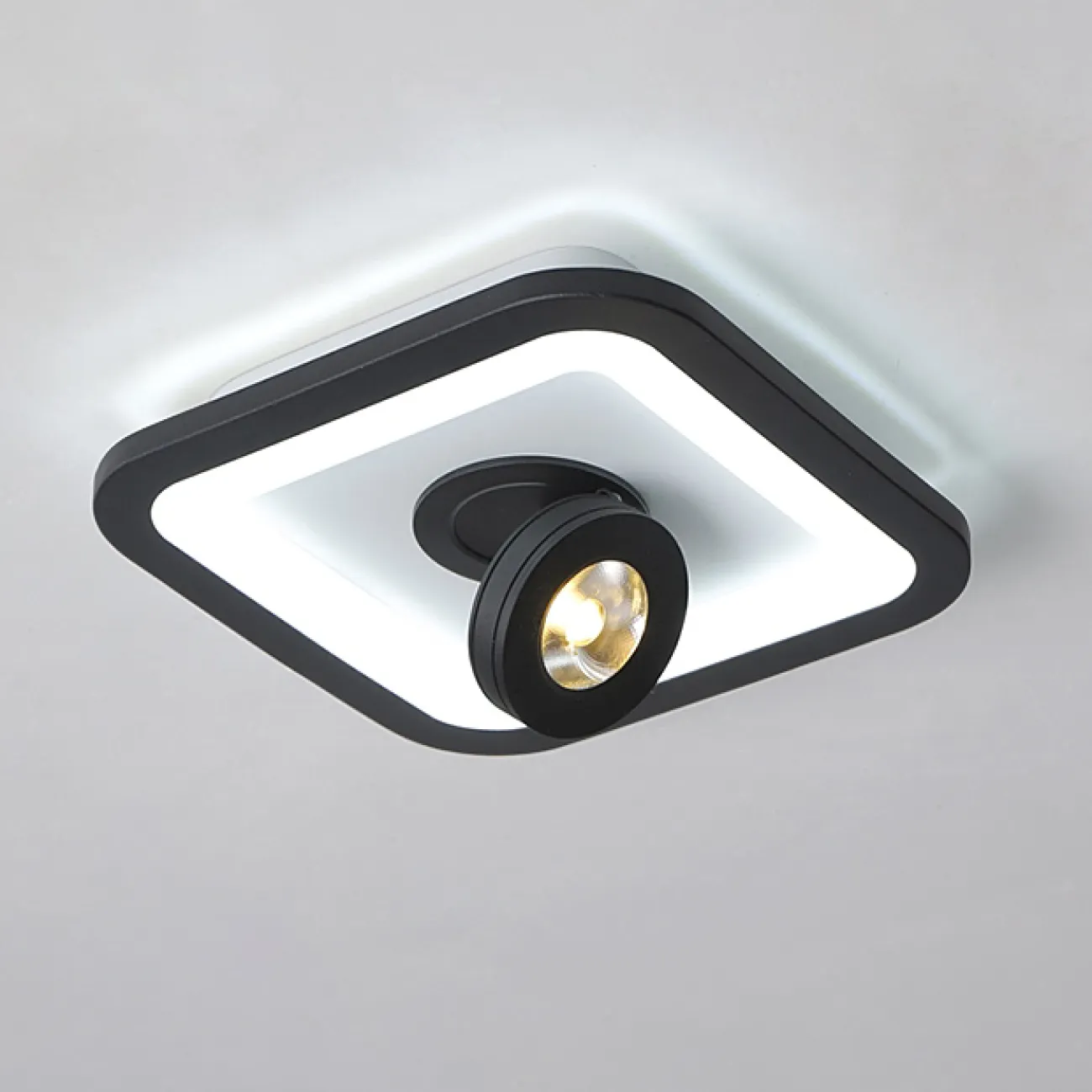 Светодиодный потолочный светильник с поворотным механизмом ETEL