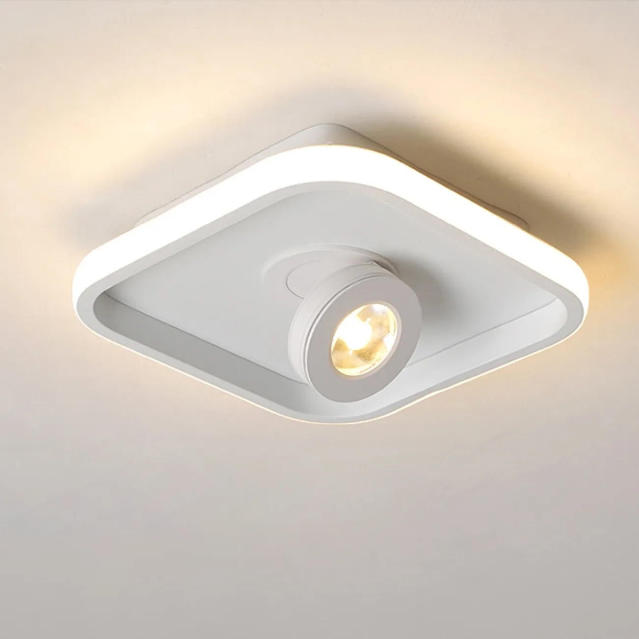 Светодиодный потолочный светильник с поворотным механизмом ETEL