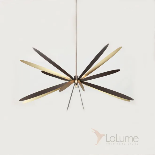 Объемная люстра на металлическом каркасе в стиле постмодерн FACET Объемная люстра на металлическом каркасе в стиле постмодерн FACET