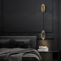 Светодиодное бра со стеклянным плафоном на регулируемом подвесе FIERA WALL