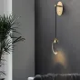 Светодиодное бра со стеклянным плафоном на регулируемом подвесе FIERA WALL