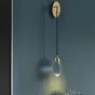 Светодиодное бра со стеклянным плафоном на регулируемом подвесе FIERA WALL