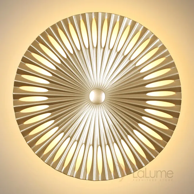 Настенный светильник с декоративным рифленым плафоном FLAKT WALL