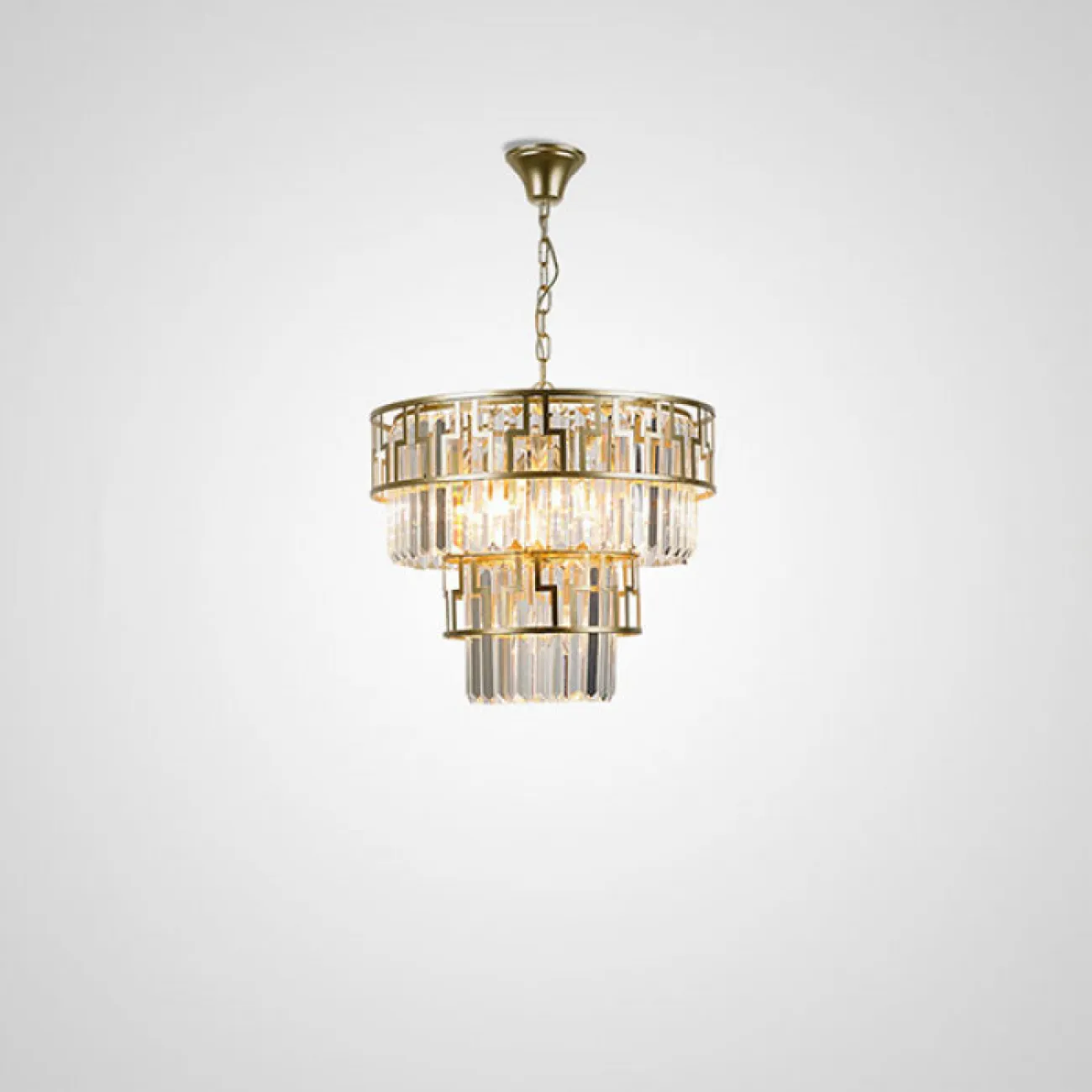 Дизайнерская люстра с подвесками из стекла GEZA Дизайнерская люстра с подвесками из стекла GEZA