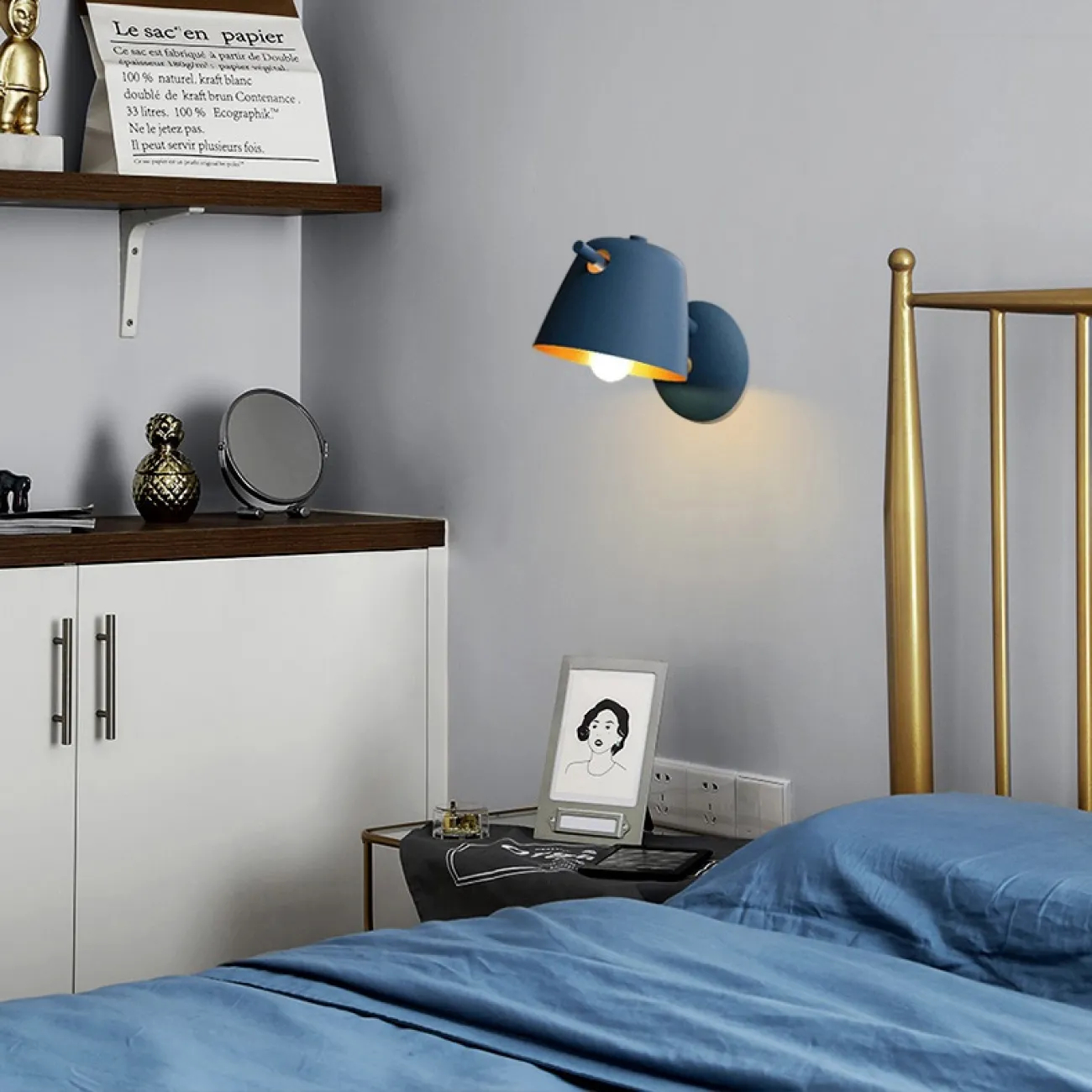 Настенный светильник в скандинавском стиле GODA WALL