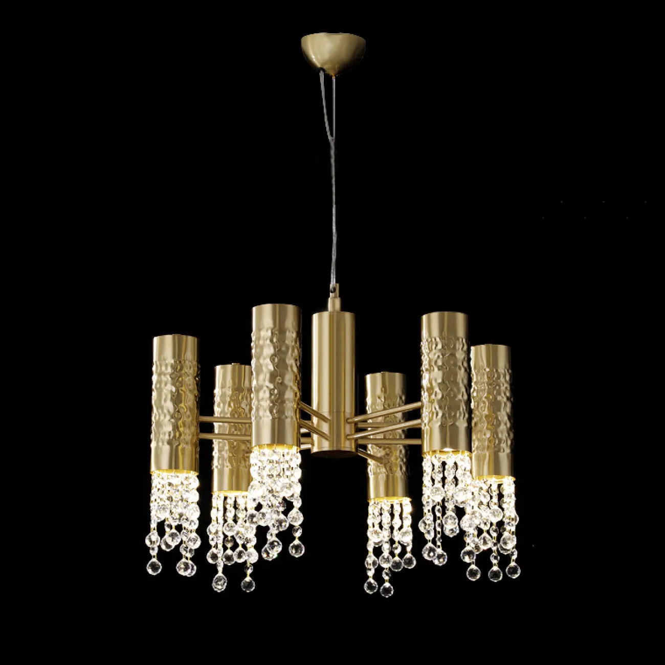 Дизайнерская люстра со стеклянными подвесками GRANADA SOLO Дизайнерская люстра со стеклянными подвесками GRANADA SOLO