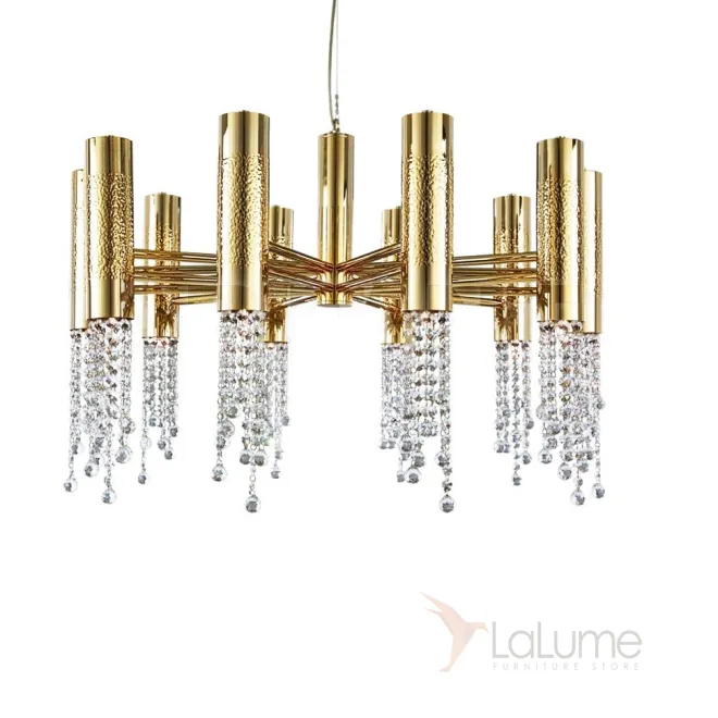 Дизайнерская люстра со стеклянными подвесками GRANADA SOLO Дизайнерская люстра со стеклянными подвесками GRANADA SOLO