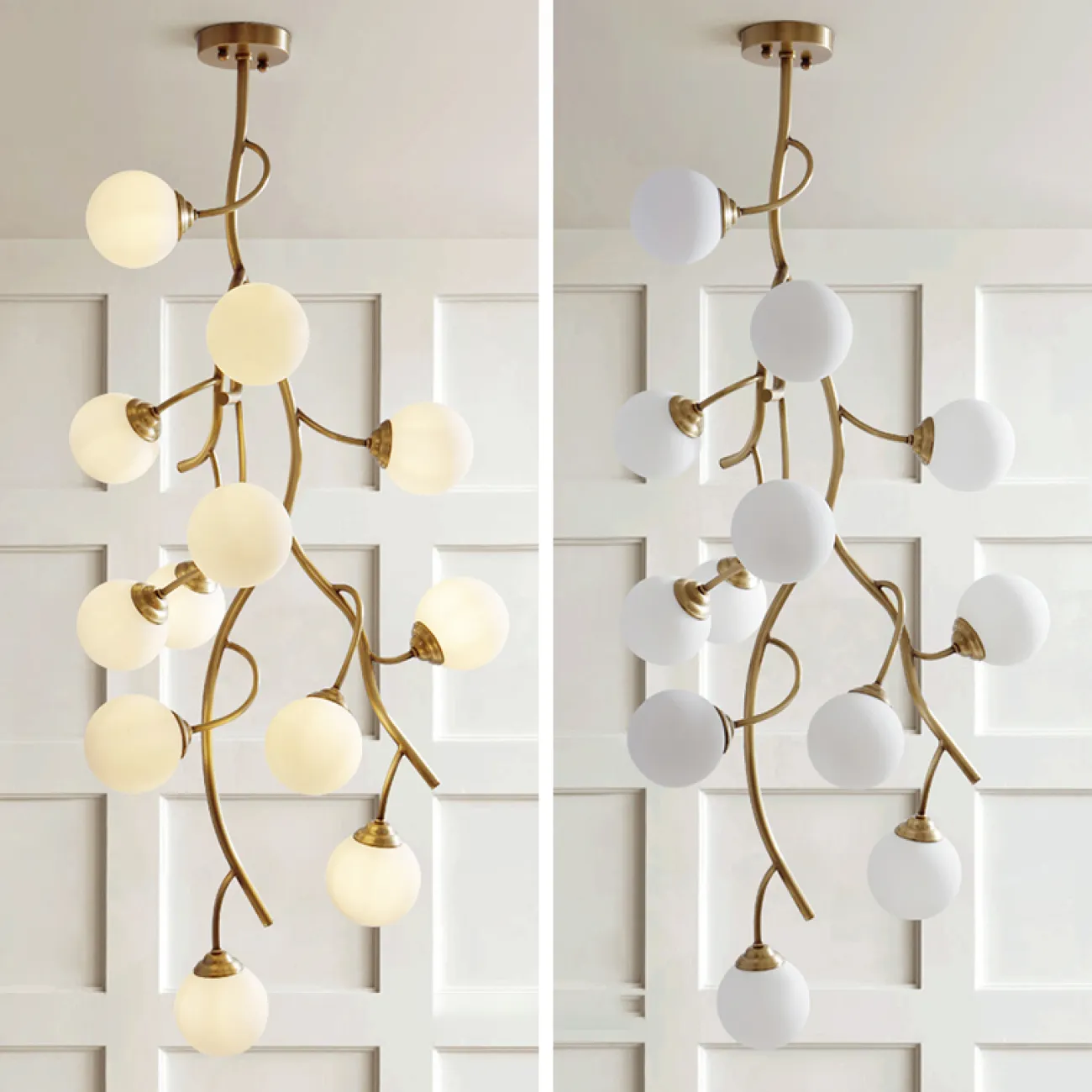 Дизайнерская люстра в стиле постмодерн GRAPES