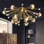 Потолочный светильник из металла с деталями из стекла IMPULSE C